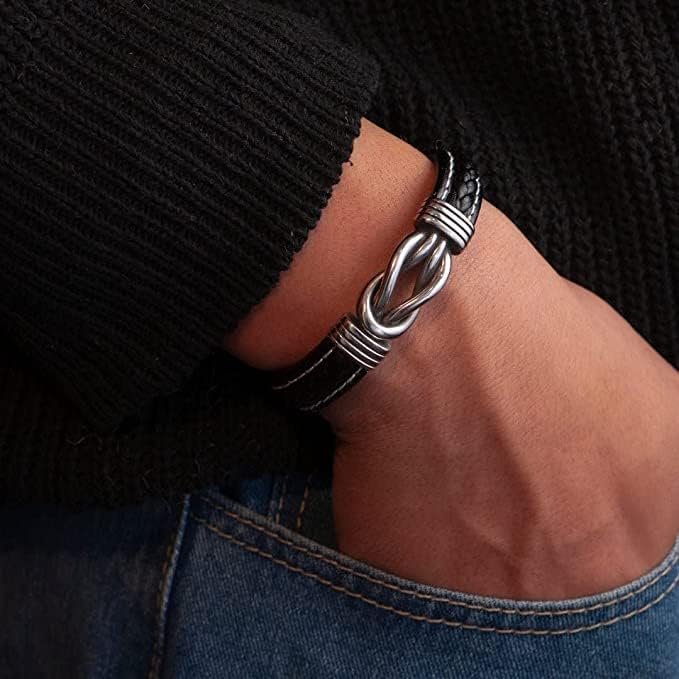 Gift for son - Infinity bracelet engraved with name