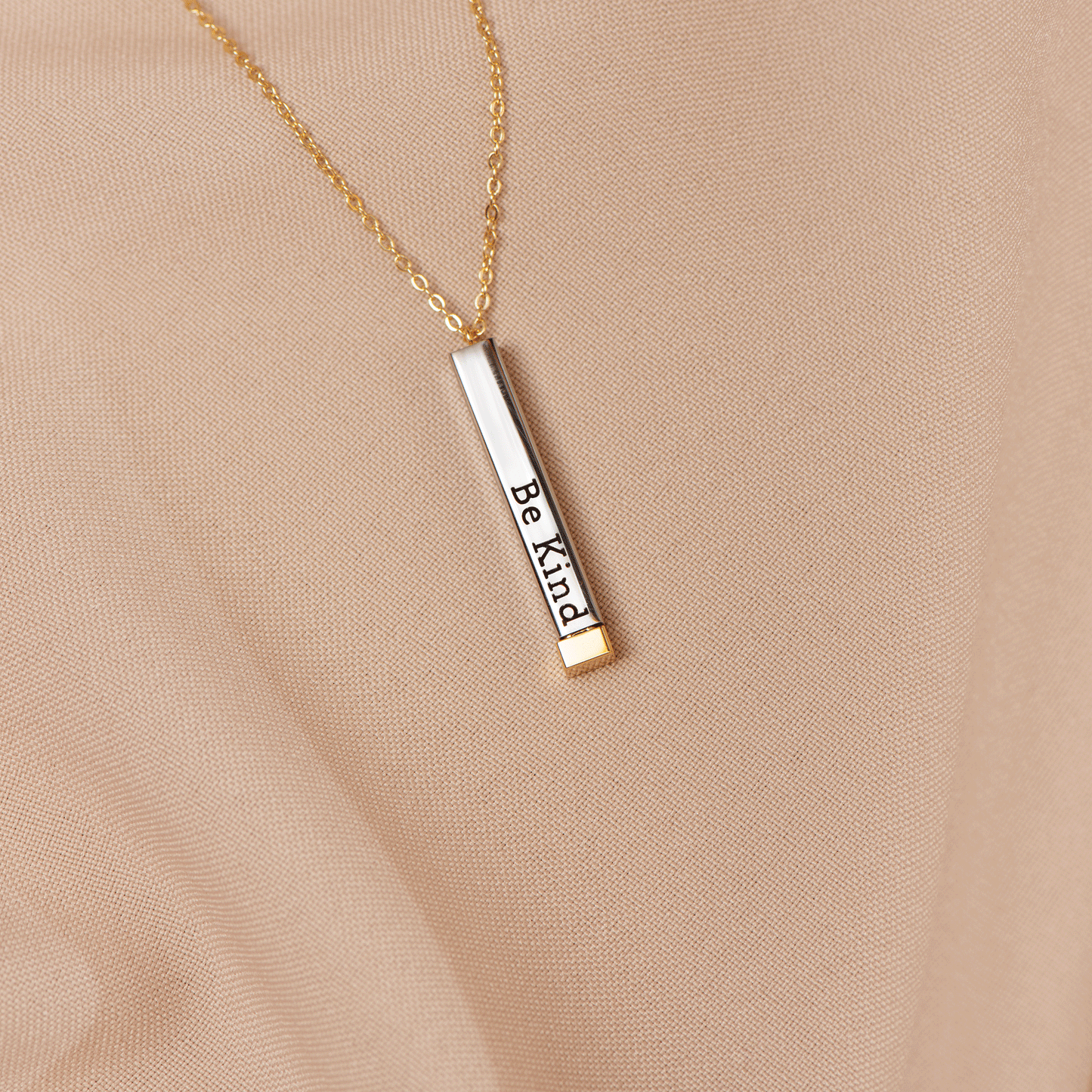 Be Kind🌸...of a bi✧ch - Hidden Message Necklace