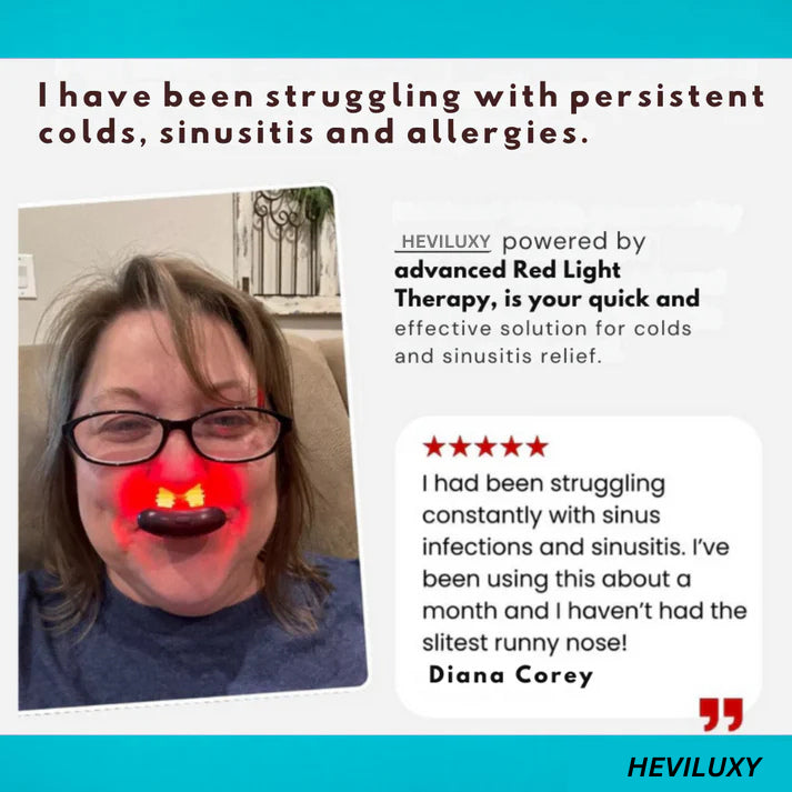 LED Nasal Allergic Rhinitis Treatment Device