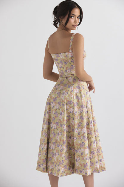 Floral Frenzy Slip Dress